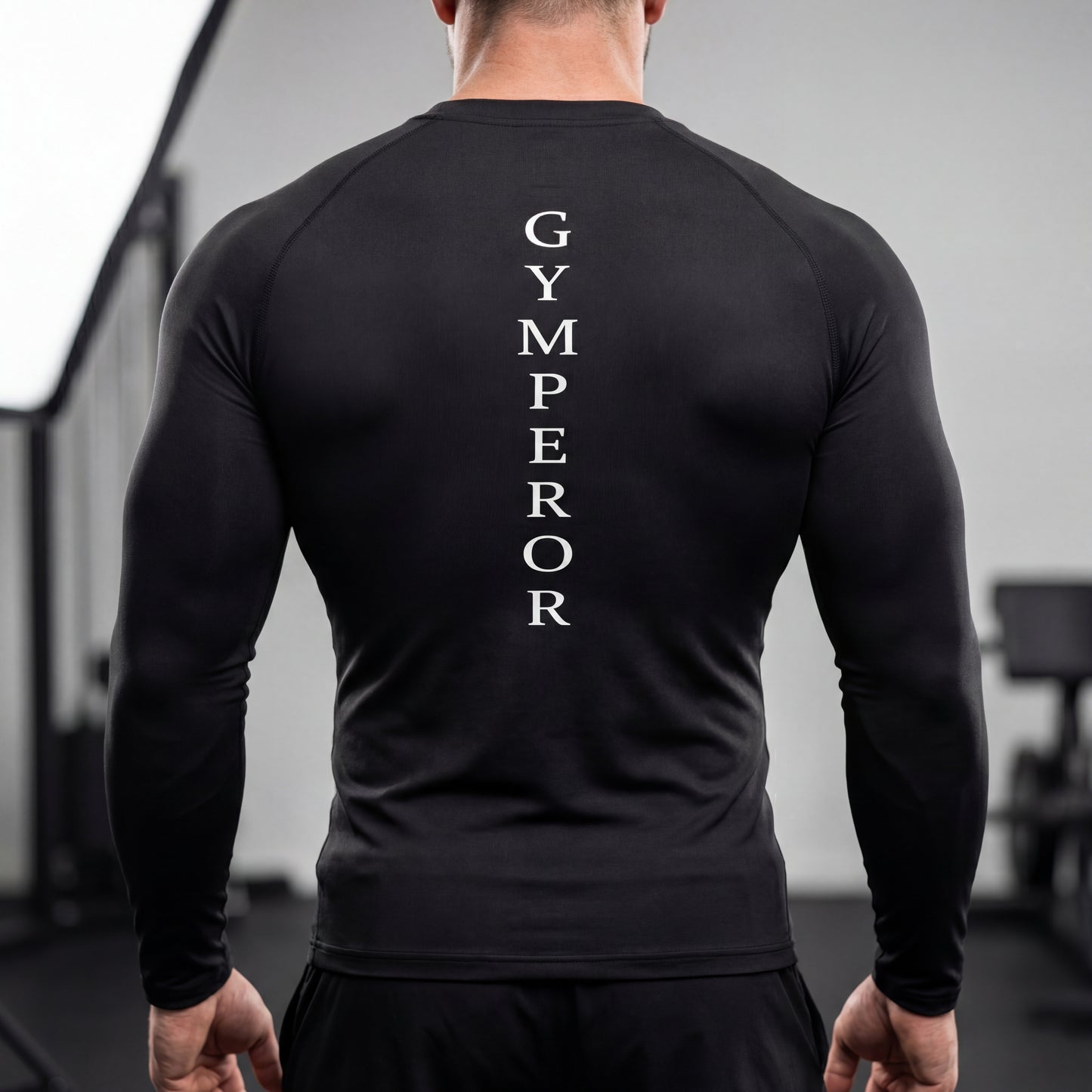 Emperor Compression Longsleeve mit Backprint